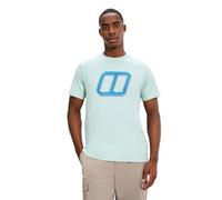 Berghaus Men's Glitched Blocks Tee, Evernia Green, XS