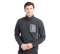 Berghaus Men's Helvellyn Half Zip Fleece, Polyester Midlayer, Quick-Drying, Moisture-Wicking, Stretch-Bound Collar and Cuffs, for Outdoor Activities (UK, Alpha, XXL, Regular, Regular, Black)