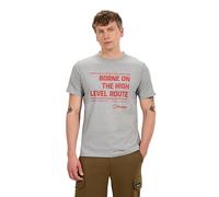 Berghaus Men's High Level Route Tee, Grey Marl BCI, L