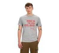 Berghaus Men's High Level Route Tee, Grey Marl BCI, XL