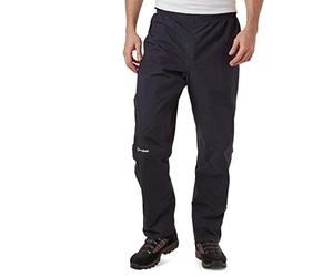 Berghaus Men's Hillwalker Gore-Tex Waterproof Trousers | Durable | Comfortable Fit Overtrousers, Black/Black, XXXL 33