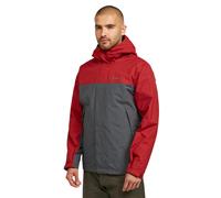 Berghaus Mens Jacket Stormcloud Prime 3-in-1 Waterproof Hooded Raincoat Red Grey