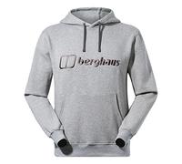 Berghaus Men's Logo Pullover Hoodie, Added Warmth, Extra Comfortable, Grey Marl, XXL