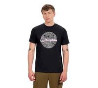Berghaus Men's Map of The Toon Tee, Jet Black, XS