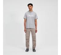 Berghaus Men's Mountain Checklist T-Shirt, Grey Marl Bci, S