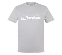 Berghaus Men's Mountain Checklist T-Shirt | 100% Cotton Non-Technical T-Shirt, Grey Marl Bci, S