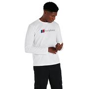 Berghaus Men's Organic Big Classic Logo Long Sleeve T-Shirt, Pure White, XL