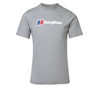 Berghaus Men's Organic Big Classic Logo T-Shirt, Grey Marl, M