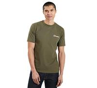 Berghaus Men's Organic Front & Back Classic Logo T-Shirt, Ivy Green, XS