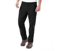 Berghaus Men's Ortler 2.0 Walking Trousers | Water Resistant | Comfortable Fit | Breathable Full Leg Trousers, Black/Black, 30 34