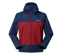 Berghaus Men's Paclite Dynak Gore-Tex Waterproof Shell Jacket | Lightweight | Eco-Friendly | Durable Coat, Dusk/Syrah, XS