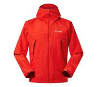 Berghaus Men's Paclite Dynak Gore-Tex Waterproof Shell Jacket | Lightweight | Eco-Friendly | Durable Coat, Poinciana, XS
