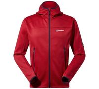 Berghaus Men's Pravitale Mountain 2.0 Hooded Fleece Jacket Dark Red - Large