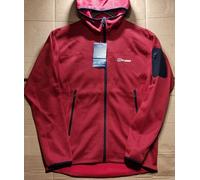 Berghaus Men's Pravitale Mountain 2.0 Hooded Fleece Jacket Dark Red - Medium