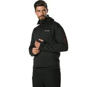 Berghaus Men's Pravitale Mountain 2.0 Performance Hooded Fleece Jacket | Extra Warmth | Smart Fit, Carbon/Black, XXXL