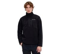Berghaus Men's Prism Polartec Interactive Fleece Half Zip Jacket | Added Warmth | Smart Fit | Durable Design Fleece Half Zip, Black/Black, M