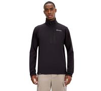 Berghaus Men's Prism Half Zip Fleece Jacket - Black/Black, Black,Charcoal,Dark Grey,Black/Black