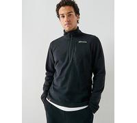 Berghaus Mens Prism Micro 1/2 Zip Fleece, Black, Size L, Men Black