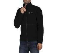Berghaus Men's Prism Micro Polartec Fleece Full Zip Jacket Fleece Full Zip, Black/Black, S