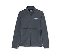 Berghaus Men's Prism Micro Polartec Fleece Full Zip Jacket Fleece Full Zip, Carbon, XS