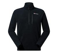 Men's Berghaus Men's Prism Micro Polartec Half Zip Fleece Jet Black - Size: Regular/40