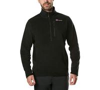 Berghaus Men's Prism Micro Polartec Fleece Half Zip Jacket Fleece Half Zip, Black, XL