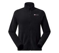 Berghaus Men's Prism Polartec Interactive Fleece Jacket | Added Warmth | Smart Fit | Durable Design, Black/Black, XXL
