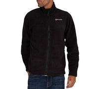 Berghaus Men's Prism Polartec Interactive Fleece Jacket | Added Warmth | Smart Fit | Durable Design, Black/Black, XXL