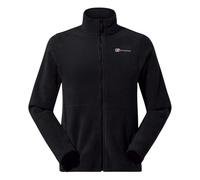 Berghaus Men's Prism Polartec Interactive Fleece Jacket | Added Warmth | Smart Fit | Durable Design, Black/Black, XXL
