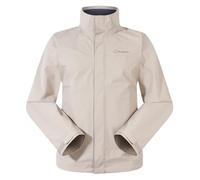 Berghaus Men's Rg Alpha 2.0 Waterproof Shell Jacket | Extra Breathable | Durable | Lightweight Coat, Taupe, 2XL