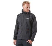 Berghaus Mens Stormcloud Waterproof Black Raincoat Jacket with Adjustable Hood