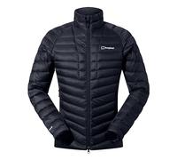 Berghaus Men's Tephra Stretch Reflect 2.0 Down Jacket | Extra Warmth | Packable | Polartec, Black/Black