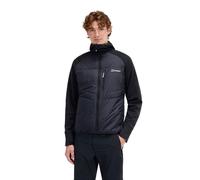 (XL, Black/Black) Berghaus Mens Trawden Hydroloft Lightweight Zip Guard Hybrid Jacket