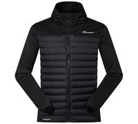 Berghaus Men's Vaskye Synthetic Insulated Hooded Jacket | Puffer Insulated Jacket, Black/Black, S