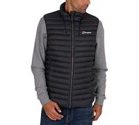 Berghaus Men's Vaskye Synthetic Insulated Jacket | Extra Warm | Durable Coat | Lightweight Design | Puffer Insulated Gilet, Black/Black, XS