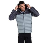 Berghaus Men's Vaskye Synthetic Insulated Jacket | Extra Warm | Durable Coat | Puffer Jacket | Lightweight Design Insulated Jacket, Monument/Grey Pinstripe, M