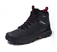 Berghaus Men's Vc22 Multisport Gore-Tex Mid-Ankle Walking Hiking Boots | Durable | Waterproof | Breathable | Vibram, Black/Red, 12