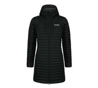 Berghaus Nula Micro Long Womens Padded Hooded Jacket Coat Black