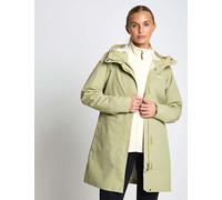 Berghaus Omeara Waterproof Hooded Long Raincoat Light Green