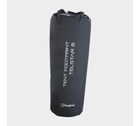 Berghaus Telstar 8 Tent Footprint with Steel Pegs and Carry Bag, Prolongs the Life of your Tent, Groundsheet Protector, Tent Accessories, Camping Equipment, Black, One Size