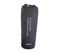 Berghaus Telstar 8 Tent Footprint with Steel Pegs and Carry Bag, Prolongs the Life of your Tent, Groundsheet Protector, Tent Accessories, Camping Equipment, Black, One Size