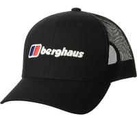 BERGHAUS TRUCKER CAP.NEW LOGO RECOGNITION BLACK MESH SNAPBACK BASEBALL HAT W25