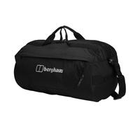 Berghaus Unisex Carry All Mule Holdall 50L Duffel Bag | Compact and Lightweight | Detachable Shoulder Stap Travel Holdall, Black/Black, One Size