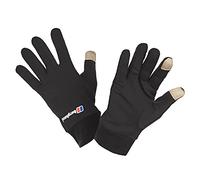 Berghaus Unisex Liner Insulated Gloves | Touchscreen Compatible Gloves, Black/Black, M