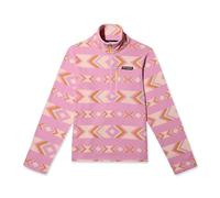 Berghaus Unisex Prism Printed Trango Half Zip Fleece | Classic Pattern | Warm Fleece Half Zip, Geo Aztek Glossy Lilac, XL