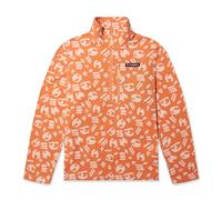 Berghaus Unisex Prism Printed Trango Half Zip Fleece, Peach Bloom Hold Print, L