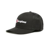 Berghaus Unisex Trucker Hat | Adjustable Baseball Cap Peaked Cap, Black/Black, One Size