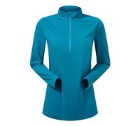 Berghaus Women's 24/7 Maternity Half Zipped Long Sleeve Tech T-Shirt | Moisture Wicking | Breathable Technical T-Shirt, Jungle Jewel, 10