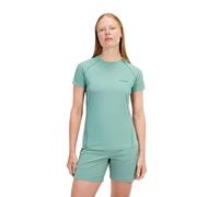 Berghaus Womens 24/7 Short Sleeve Crew Tech Baselayer | Moisture Wicking Breathable T-Shirt, Light Terrain, 10 EU