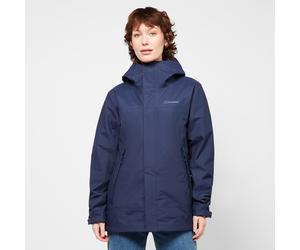 Berghaus Womens 3-in-1 Hooded Coat Waterproof Jacket & Removable Fleece Navy